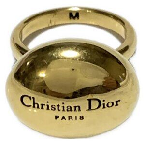 DIOR/ChristianDior D-Pe'pite - Gold Hardware Ring #5 3/4
